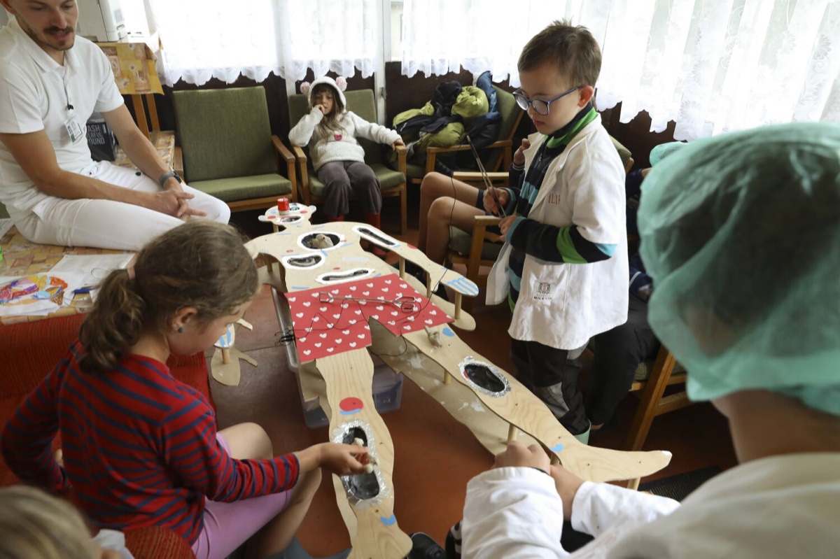 Operation in process