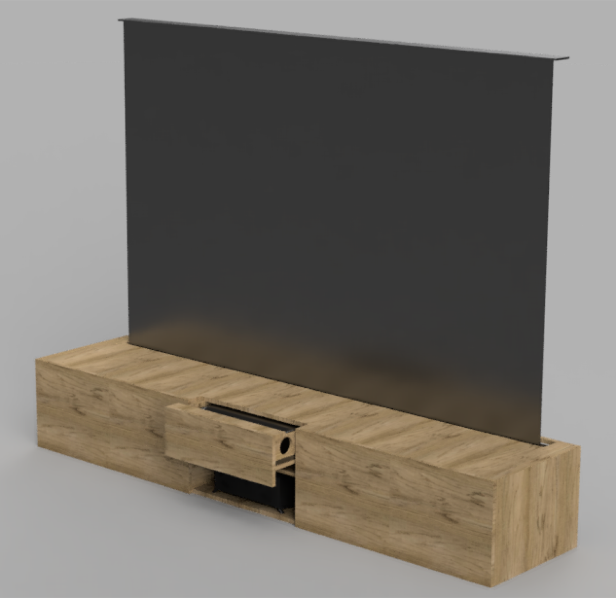Fusion 360 model of the cabinet
