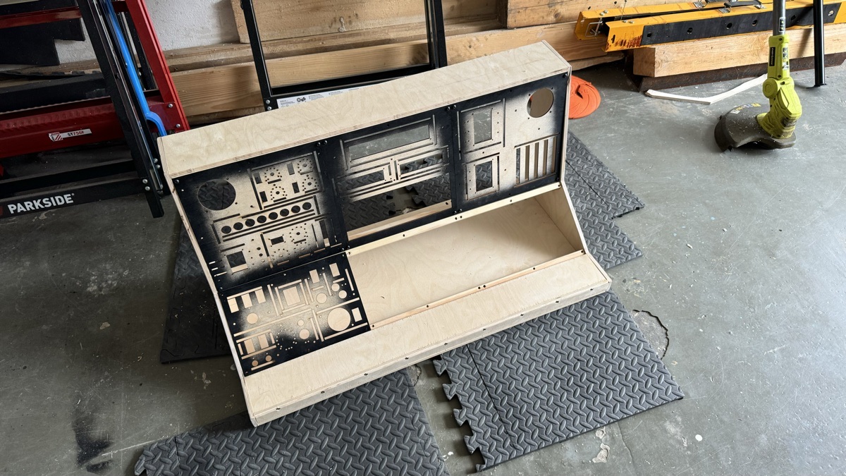 WIP of the housing for the panel.